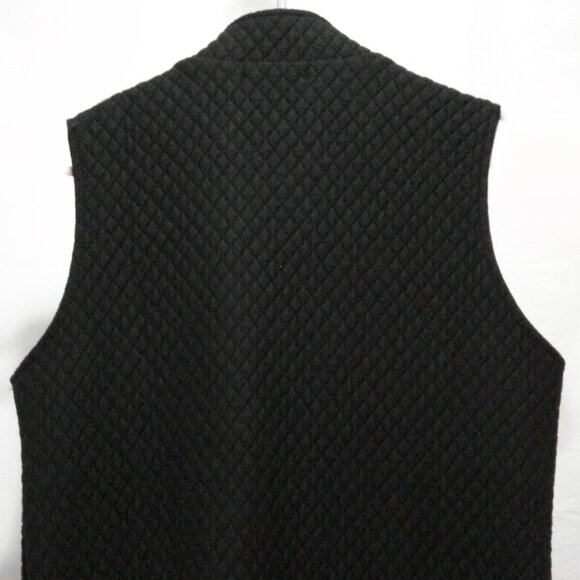 Women's Casual Zip Up Vest Jacket. Black. - Picture 7 of 7